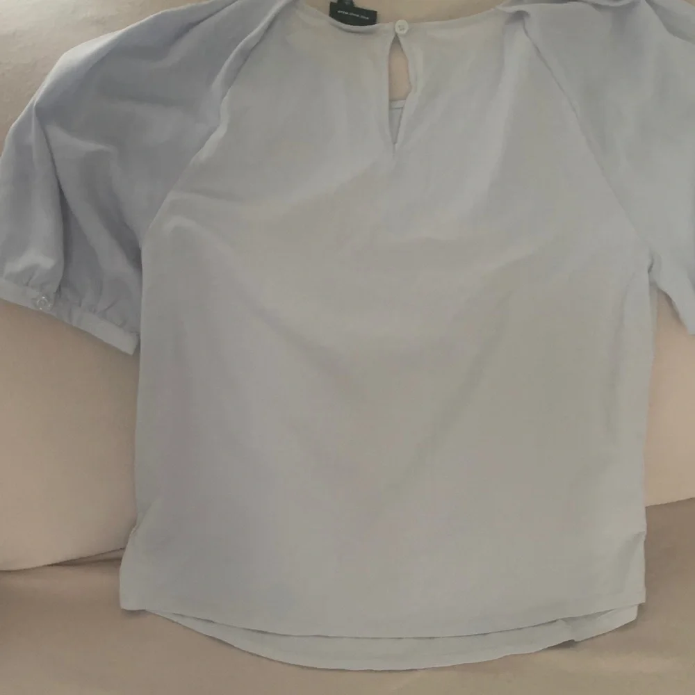Who What Wear Light Gray Blouse